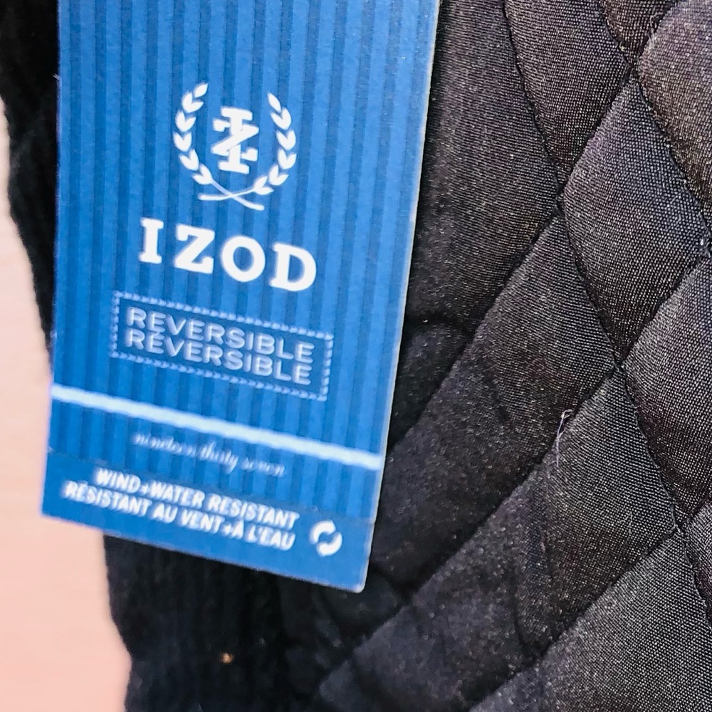 BNWT Izod Warm Reversible Wind-Water Resistent Vest Size Size L - Picture 14 of 14